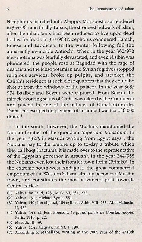 The Renaissance of Islam: Translated from the German of Adam Mez - Retail Maharaj