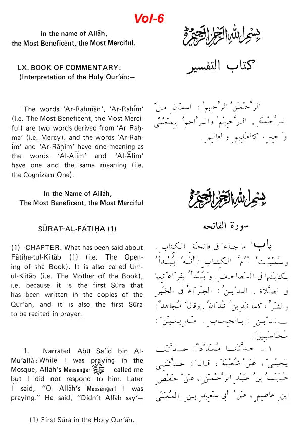 Sahih Al-Bukhari: The Translation of the Meanings of (Set of 9 Volumes) - Retail Maharaj