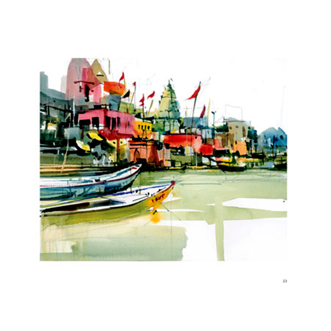 Varanasi An Artists Impression Art Book by Milind Mulick - Retail Maharaj