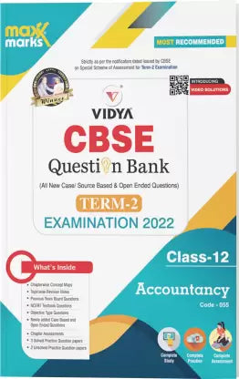 Maxx Marks Class 12 Term 2 CBSE Question Bank ACCOUNTANCY - Retail Maharaj