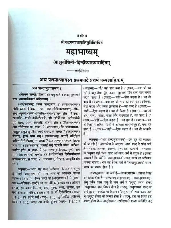 महाभाष्यम् Mahabhashyamm (set of 2 Vol.) - Retail Maharaj