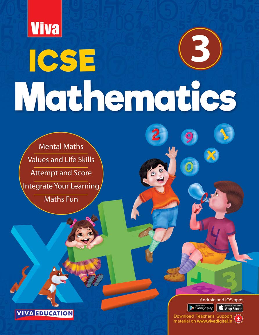 Viva ICSE Mathematics Textbook for Class 3 - Retail Maharaj