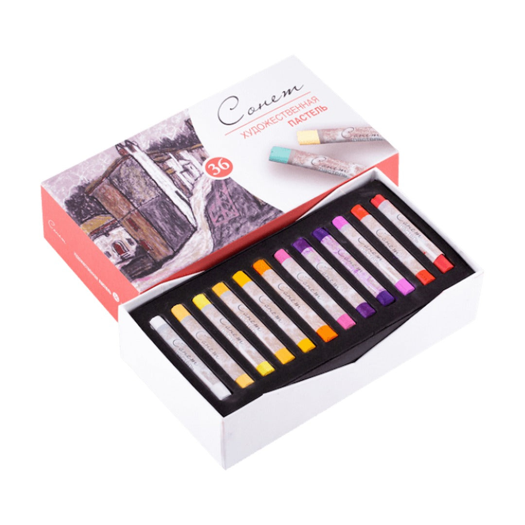 Sonnet Artist Soft Pastels Professional Colour Set Made in Russia - Retail Maharaj