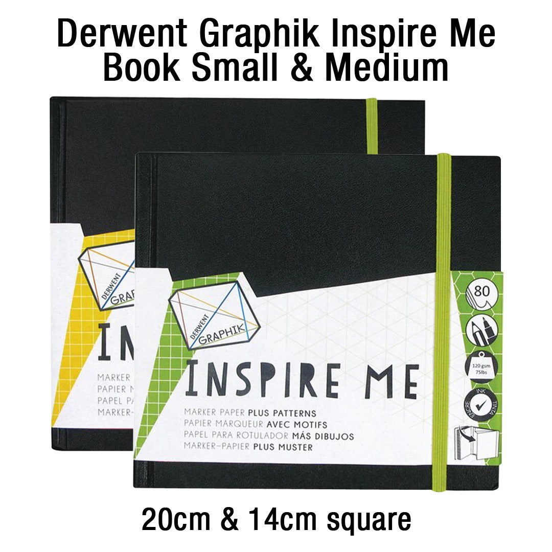 Derwent Graphik Inspire Me Pattern Marker Sketchbook 120 GSM - Retail Maharaj