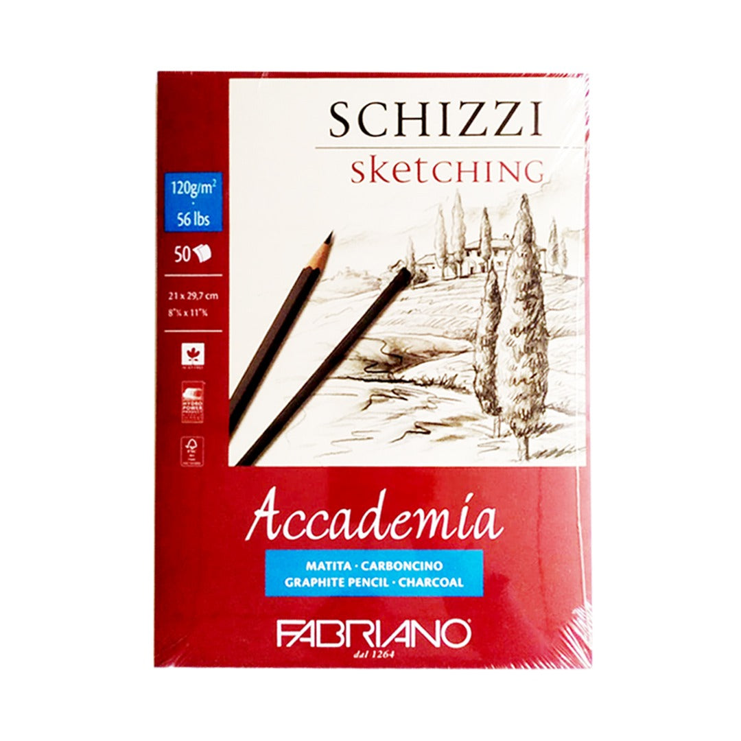 Fabriano Accademia Drawing and Sketching Paper Pads Acid Free Artist Paper - Retail Maharaj