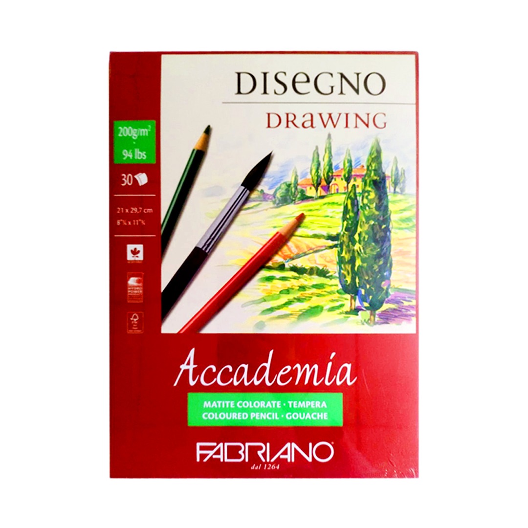 Fabriano Accademia Drawing and Sketching Paper Pads Acid Free Artist Paper - Retail Maharaj