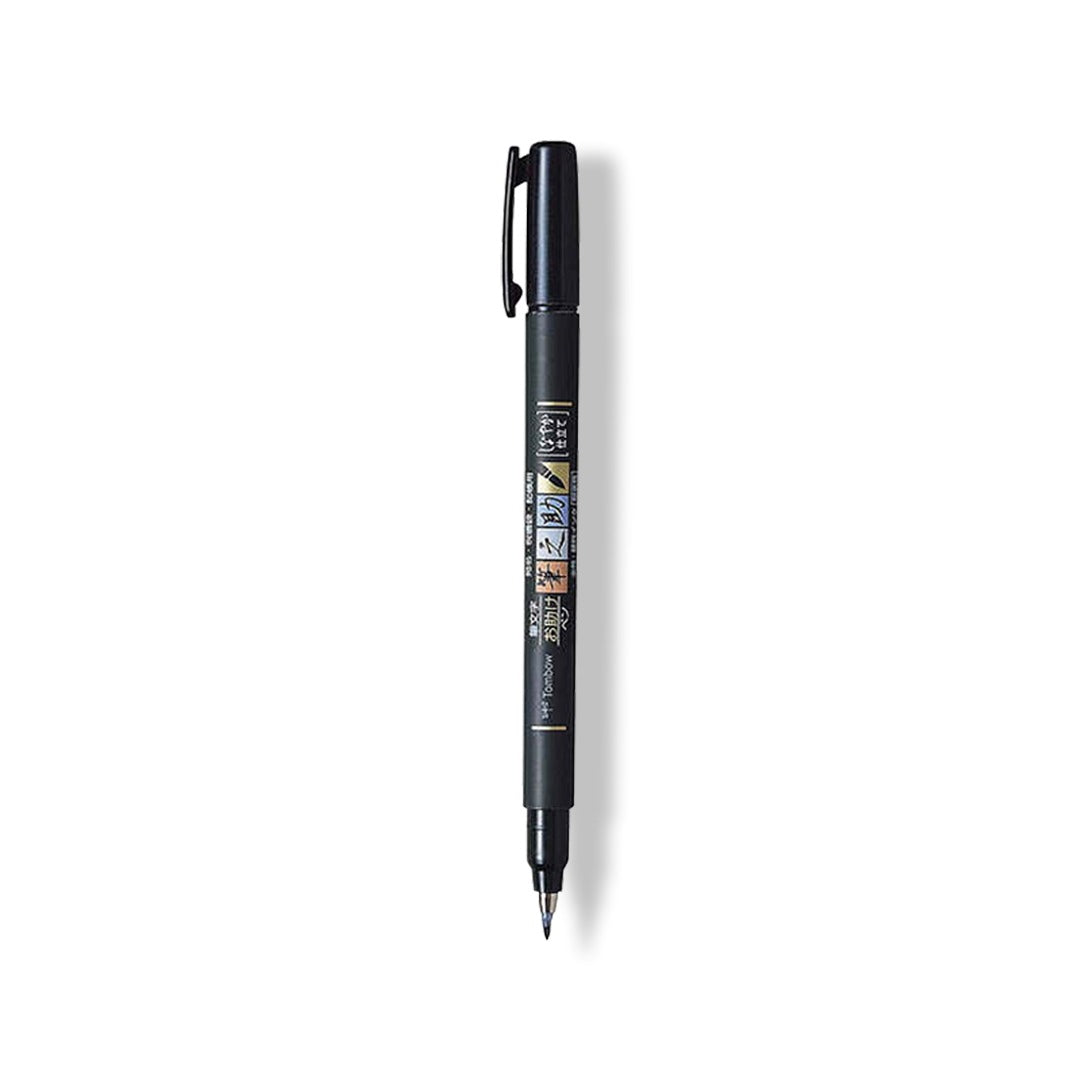 Tombow Fudenosuke and ABT Brush Pens Hard Tip Soft Tip and Dual Tip Black - Retail Maharaj
