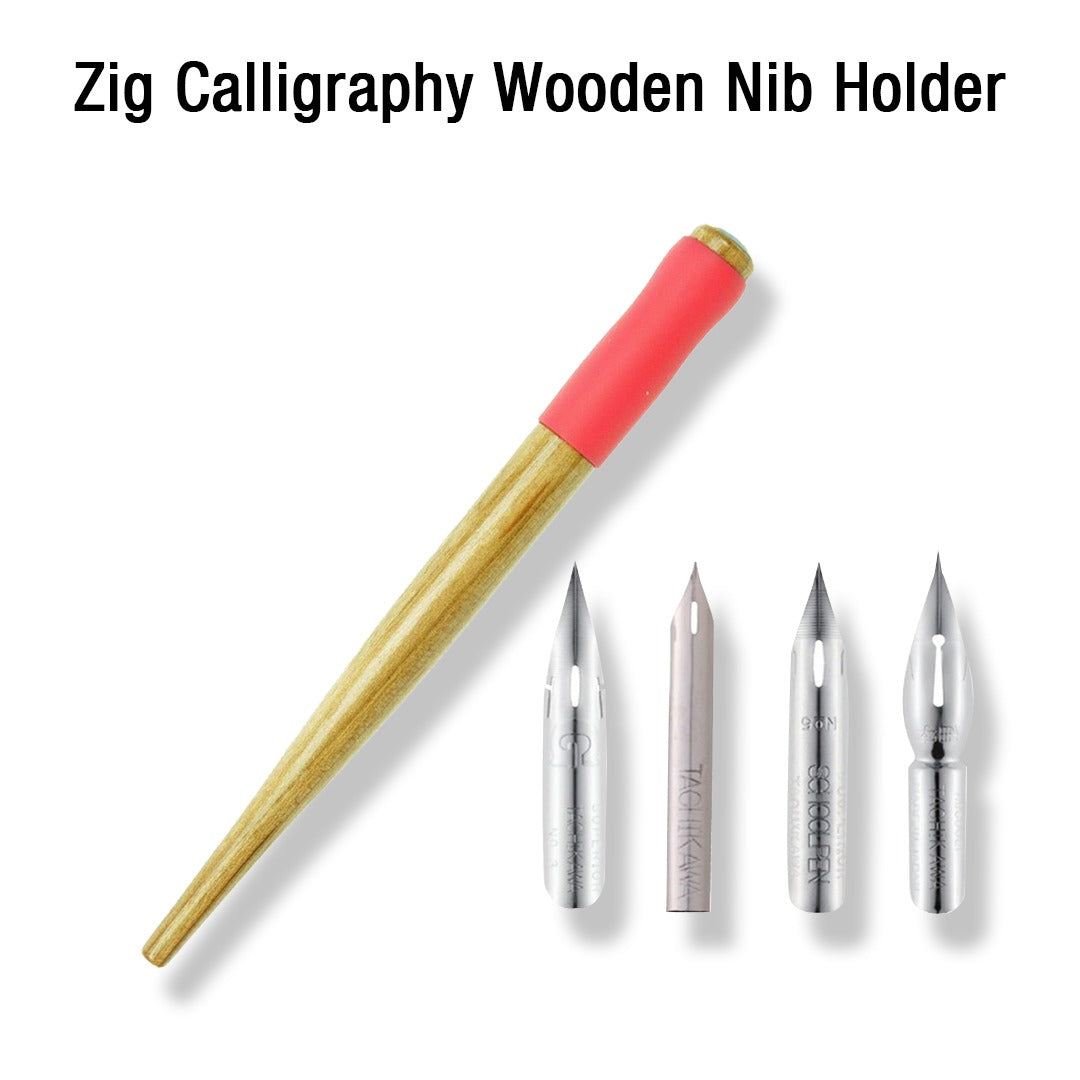 ZIG Cartoonist Calligraphy Nibs Set – G School Maru and Saji Nibs - Retail Maharaj