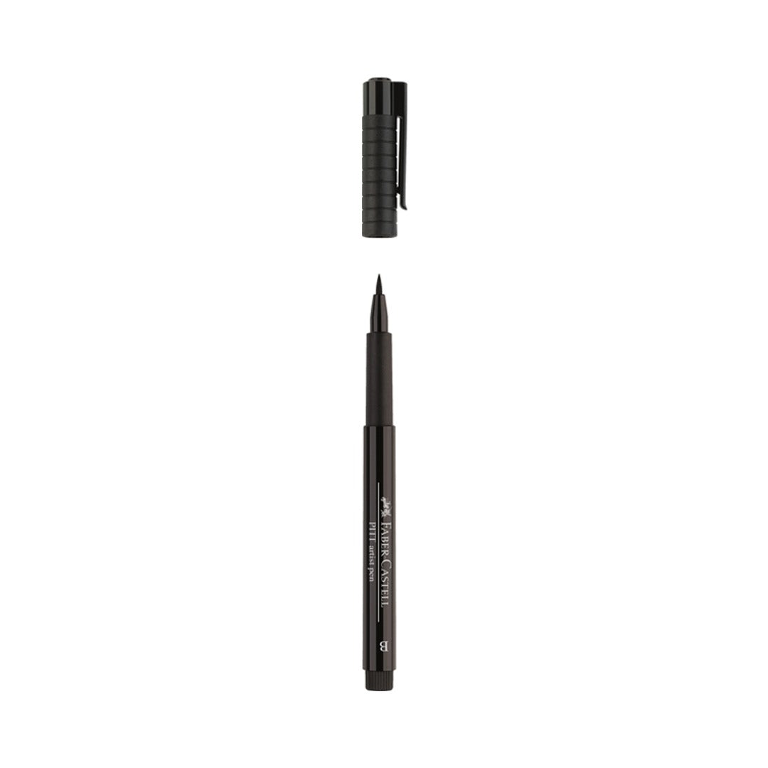 Faber Castell Pitt Artist Pen Black Fineliner and Brush Tip Open Stock - Retail Maharaj