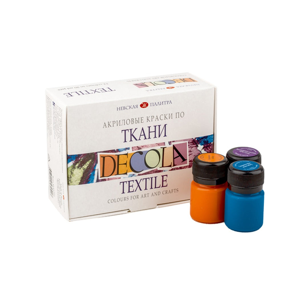 DECOLA TEXTILE PAINT SET (MADE IN RUSSIA) - Retail Maharaj