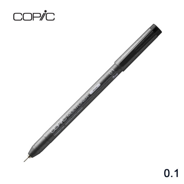 Copic Multiliner Black Pigment Ink Fineliner Pen for Illustration and Technical Drawing - Retail Maharaj