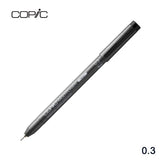 Copic Multiliner Black Pigment Ink Fineliner Pen for Illustration and Technical Drawing - Retail Maharaj
