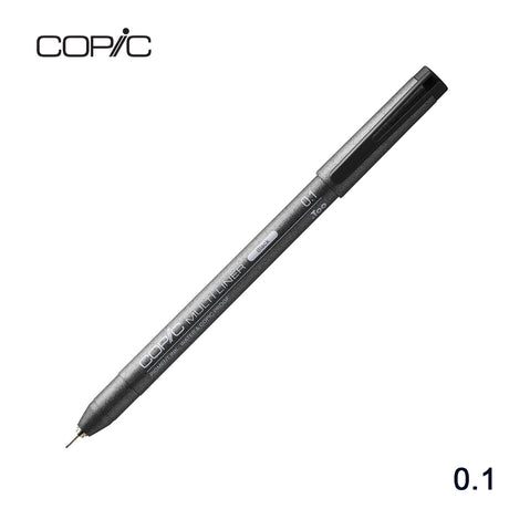 Copic Multiliner Black Pigment Ink Fineliner Pen for Illustration and Technical Drawing - Retail Maharaj