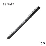 Copic Multiliner Black Pigment Ink Fineliner Pen for Illustration and Technical Drawing - Retail Maharaj