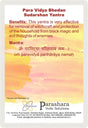 Arkam Parvidya Bhedan Sudarshan Yantra - Gold Plated Copper - (2 x 2 inches, Golden) - Retail Maharaj