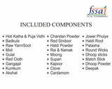 Arkam Holi Puja Samagri Kit/ Holika Dahan Puja/ Holi Pooja (25+ Items) with Katha and detailed Puja Vidhi in Hindi - Retail Maharaj