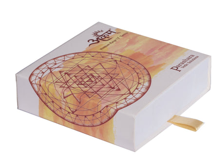 Arkam Trishul Beesa Yantra / Trishul Bisa Yantra - Silver Plated Copper - (4 x 4 inches, Silver) - Retail Maharaj