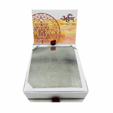 Arkam Dhan Akarshan Yantra - Silver Plated Copper - (6 x 6 inches, Silver) - Retail Maharaj