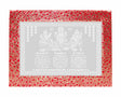 Arkam Lakshmi Ganesh Saraswati Yantra/ Laxmi Ganesh Saraswati ka Panna/ Laxmi Ganesh Saraswati Copper Photo - Silver Plated Copper (Size: 4 x 6 inches, Silver) - Retail Maharaj