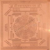 Arkam Maha Mrityunjai Yantra - Copper - (4 x 4 inches, Brown) - Retail Maharaj