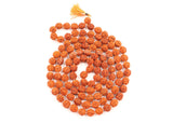 Arkam Rudraksha Mala/Natural Rudraksh Mala/Original Rudraksha mala/Rudraksha Mala for jaap/ 9mm Rudraksha Rosary (Size: 9mm, Beads: 108+1) - Retail Maharaj