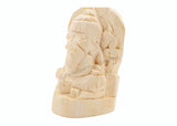 ARKAM Shwetark Ganpati/ Shvetark Ganapati/ Shwetarka Ganesh/ Shwetark Idol/ Aakwood Ganesh/ Aak Ganesha (Height: 3 inches, Color: Off White) - Retail Maharaj