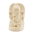 ARKAM Shwetark Ganpati/ Shvetark Ganapati/ Shwetarka Ganesh/ Shwetark Idol/ Aakwood Ganesh/ Aak Ganesha (Height: 2.5 inches, Color: Off White) - Retail Maharaj