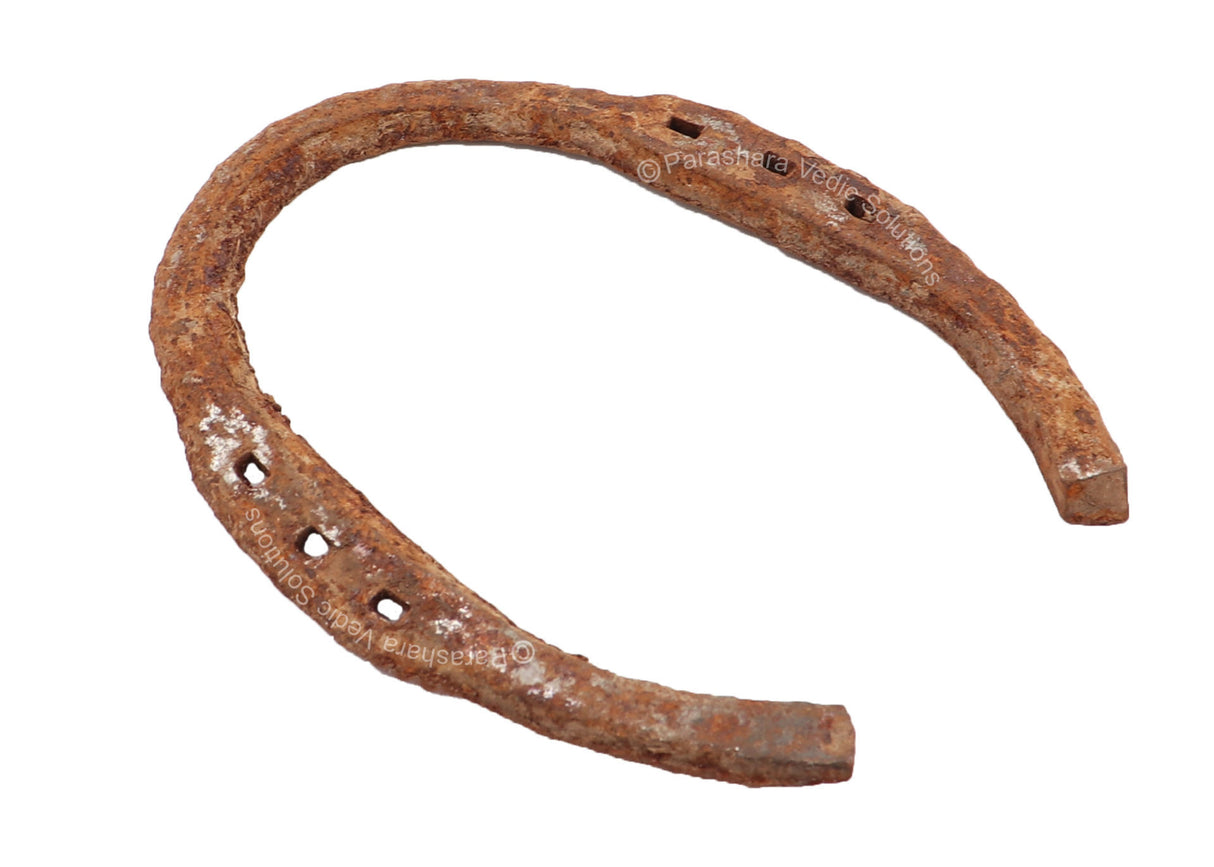 ARKAM Black Horse Shoe/ Kaale Ghode ki Naal/ Original Kale Ghore ki Naal/ Shani Naal/ Shani Nal/ Kale ghode ki nal (Material: Iron) - Retail Maharaj