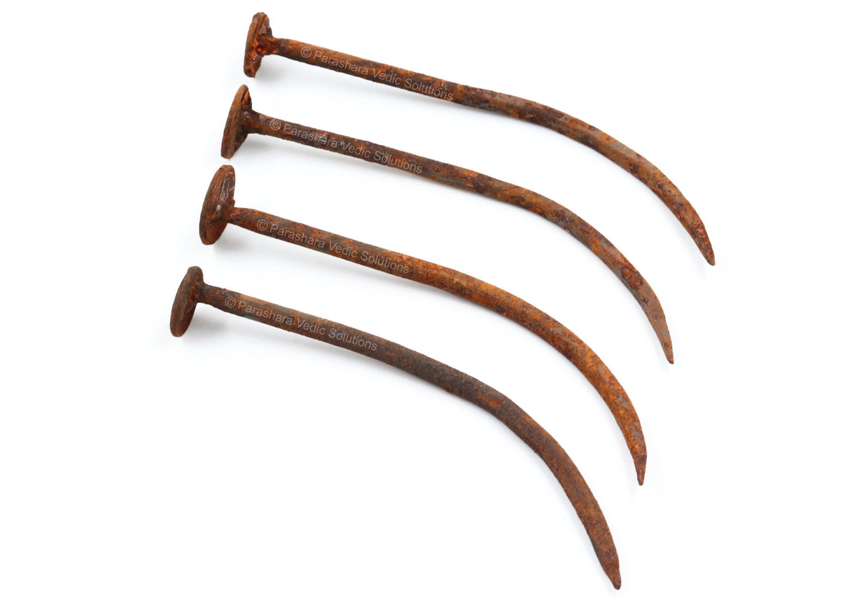 Arkam Naav ki Keel / Boat's Nail for Shani Dosha Nivaran - Set of 4 - Retail Maharaj