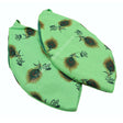 ARKAM Gaumukhi/ Gomukhi Jholi/ Peacock Print Chanting Bag/ Japa Bag/ Jaap Bag/ Mala Jap Bag with Zip lock for Mala - Set of 2 (Color: Green) - Retail Maharaj