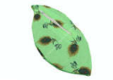 ARKAM Gaumukhi/ Gomukhi Jholi/ Peacock Print Chanting Bag/ Japa Bag/ Jaap Bag/ Mala Jap Bag with Zip lock for Mala - Set of 2 (Color: Green) - Retail Maharaj