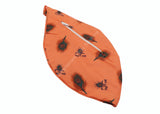 ARKAM Gaumukhi/ Gomukhi Jholi/ Peacock Print Chanting Bag/ Japa Bag/ Jaap Bag/ Mala Jap Bag with Zip lock for Mala - Set of 2 (Color: Peach) - Retail Maharaj