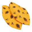 ARKAM Gaumukhi/ Gomukhi Jholi/ Peacock Print Chanting Bag/ Japa Bag/ Jaap Bag/ Mala Jap Bag with Zip lock for Mala - Set of 2 (Color: Yellow) - Retail Maharaj