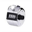 ARKAM Jap Counter/ Jaap Counter/ Tally Counter with Mechanical clicker and ring finger - Steel - (Color: Silver) - Retail Maharaj