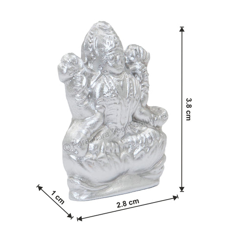 Arkam Parad Lakshmi /Mercury Lakshmi /Laxmi Statue /Lakshmi Idol (48 grams) - Retail Maharaj