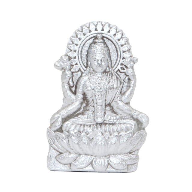 Arkam Parad Lakshmi /Mercury Lakshmi /Laxmi Statue /Lakshmi Idol (72 grams) - Retail Maharaj