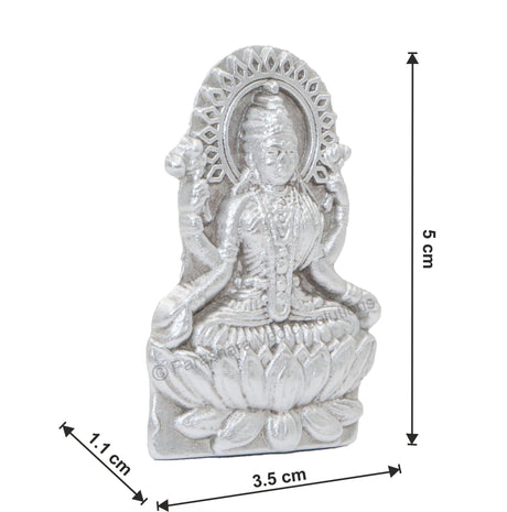 Arkam Parad Lakshmi /Mercury Lakshmi /Laxmi Statue /Lakshmi Idol (72 grams) - Retail Maharaj