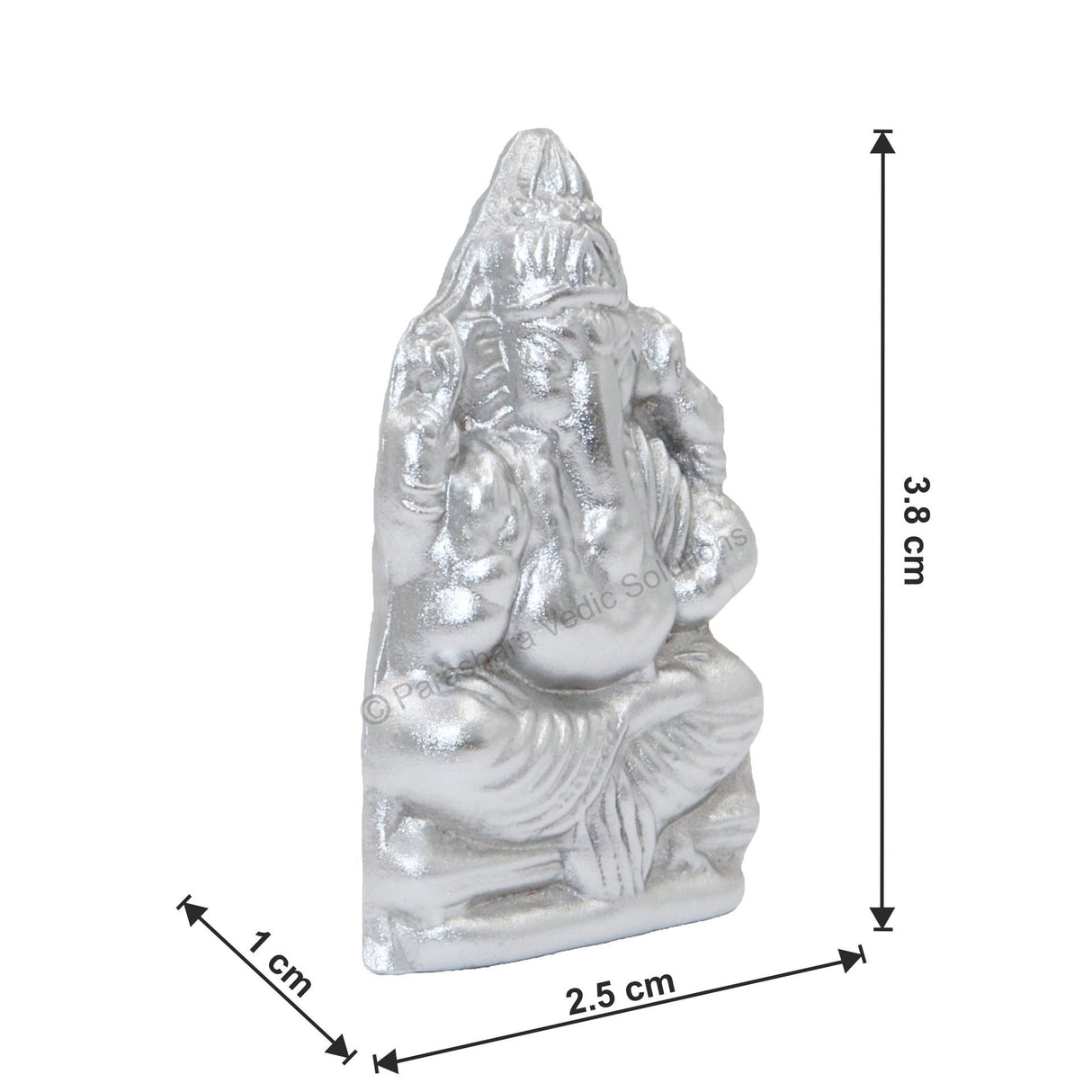 Arkam Parad Ganesh /Mercury Ganesha /Ganpati Statue /Ganesha Idol (48 grams) - Retail Maharaj