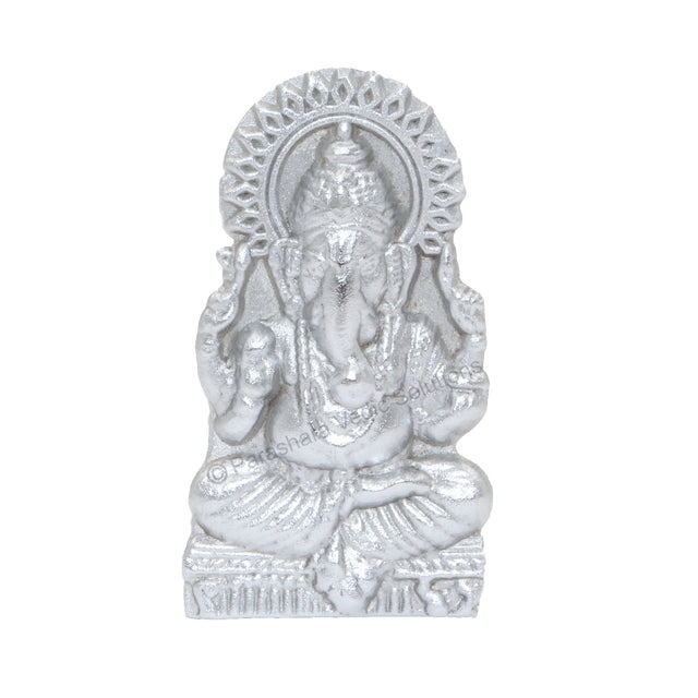 Arkam Parad Ganesh /Mercury Ganesha /Ganpati Statue /Ganesha Idol (64 grams) - Retail Maharaj