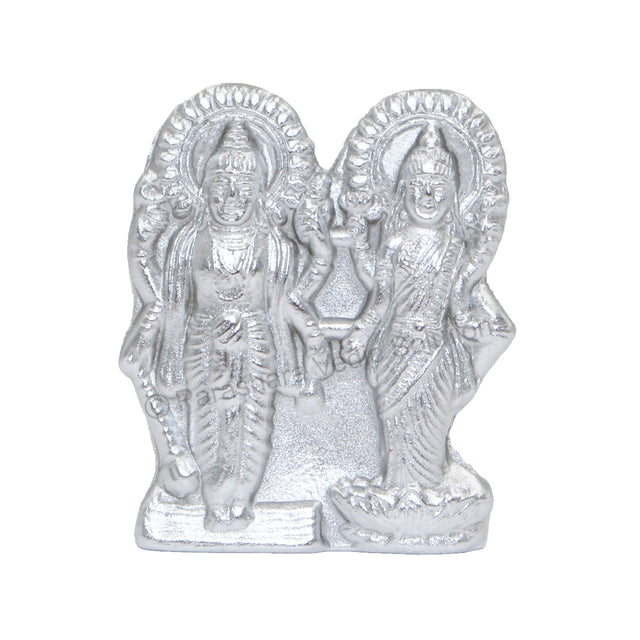 Arkam Parad Lakshmi Vishnu /Mercury Laxmi Vishnu /Laxmi Vishnu Statue /Parad Lakshmi Narayan (200 grams) - Retail Maharaj