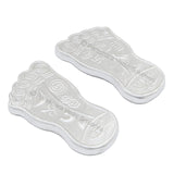 Arkam Parad Charan Paduka /Parad Lakshmiji Charan /Mercury Lakshmi Feet /Mercury Charan Paduka (105 grams) - Retail Maharaj