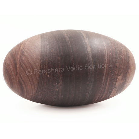 ARKAM Narmadeshwar Shivling/ Original Narmadeshwar Shivlinga/ Narmada Shivlinga/ Narmada River Shivalingam (Height: 9.5 inches, Color: Brown) - Retail Maharaj