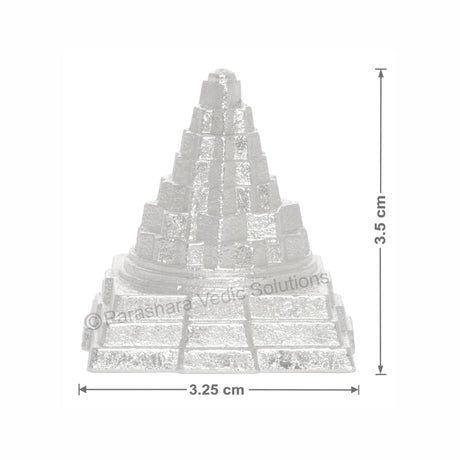 Arkam Parad Meru Shri Yantra /Parad Meru Shree Yantra /Mercury Meru Shri Yantra (95 grams) - Retail Maharaj