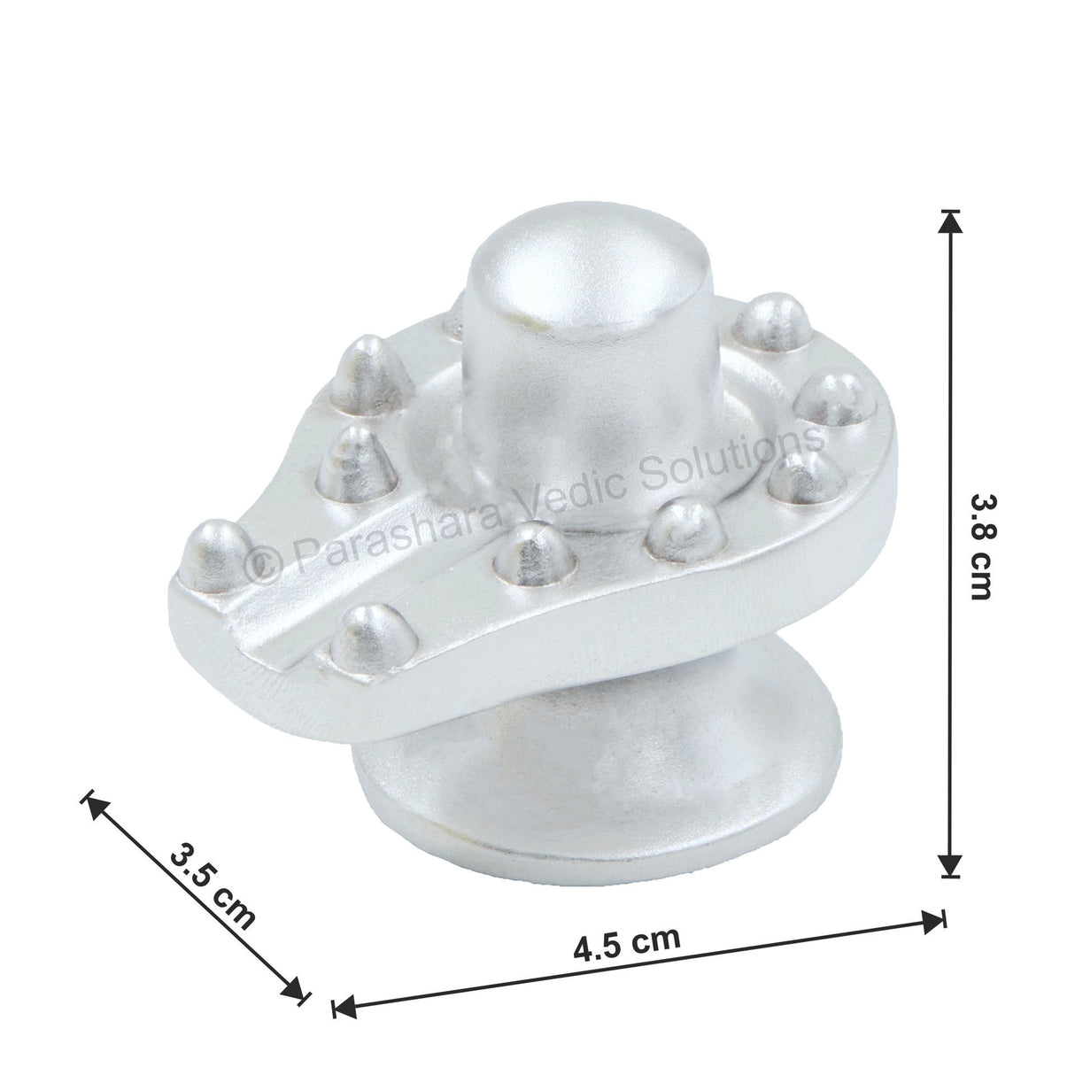 Arkam Parad Shivling /Parad Jyotirlinga /Parad 12 Shivling /Parad 12 Jyotirlinga /Mercury Shivling /Mercury Shivlinga (170 grams) - Retail Maharaj