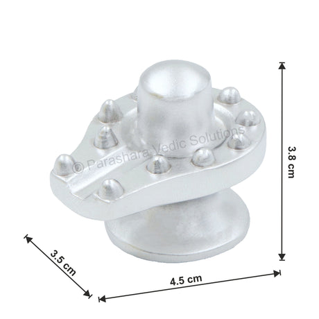 Arkam Parad Shivling /Parad Jyotirlinga /Parad 12 Shivling /Parad 12 Jyotirlinga /Mercury Shivling /Mercury Shivlinga (170 grams) - Retail Maharaj