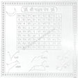 Arkam Nakshatra Yantra - Silver Plated Copper - (4 x 4 inches, Silver) - Retail Maharaj
