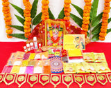 Arkam Navdurga Puja Samagri Kit for Durga Pujan/ Navratri Puja Kit/ Navratri Puja Samagri Kit (45+ Items) with Detailed Puja Vidhi in Hindi - Retail Maharaj