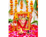 Arkam Navdurga Puja Samagri Kit for Durga Pujan/ Navratri Puja Kit/ Navratri Puja Samagri Kit (45+ Items) with Detailed Puja Vidhi in Hindi - Retail Maharaj