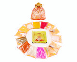 Arkam Karwa Chauth Puja Kit with Karwa Chauth Thali, Chalni and 16 Shringaar ka Samaan (40+ Items) - Retail Maharaj