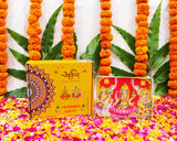 Arkam Diwali Puja Samagri Kit for Lakshmi Pujan/ Mahalakshmi Puja Kit/ Laxmi Puja Samagri Kit/ Deepavali (35+ Items) with Detailed Puja Vidhi - Retail Maharaj